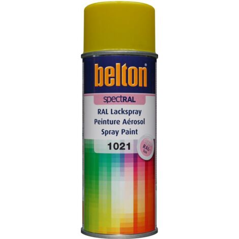 belton SpectRAL Lackspray 400 ml rapsgelb Sprühlack Buntlack Spraylack (1/2)