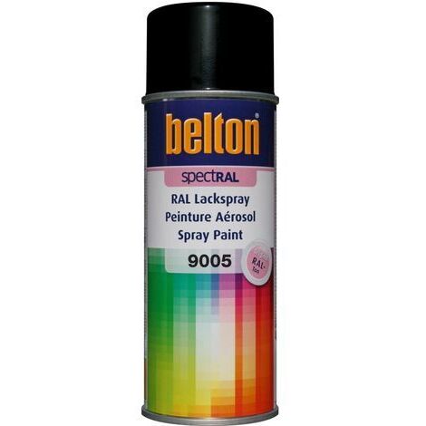 belton SpectRAL Lackspray 400 ml tiefschwarz Sprühlack Buntlack Spraylack