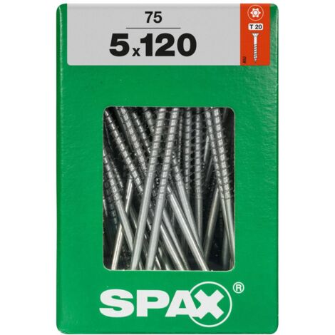 Spax Universalschrauben 5.0 x 120 mm TX 20 - 75 Stk. Holzschrauben