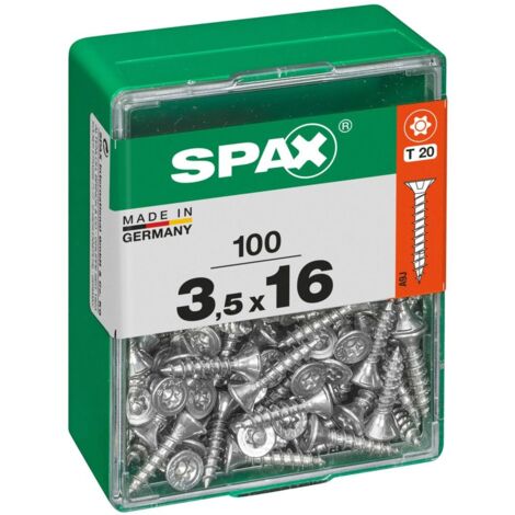 Spax Universalschrauben 3.5 x 16 mm TX 20 - 100 Stk. Holzschrauben