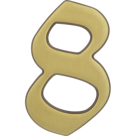 Alpertec Hausnummer 8 Bronze Hausnummern Hausnummerschild