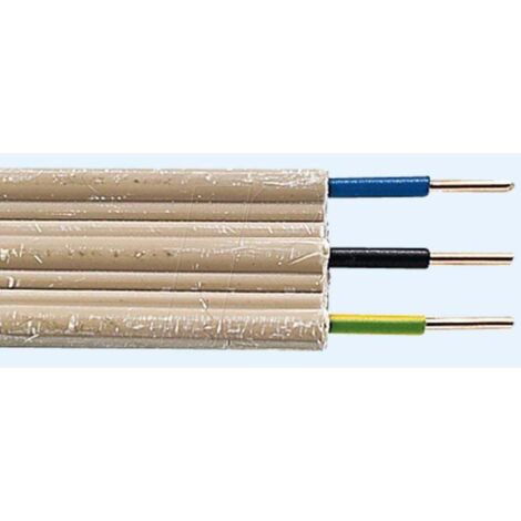 Stegleitung NYIF-J 3 x 1,5 - 5 Meter, beige Kabel & Leitungen