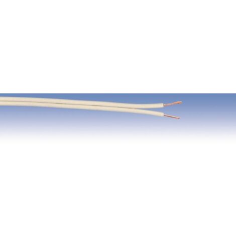Zwillingsleitung isolierte Litze 2 x 0,75 - 10 Meter schwarz Kabel & Leitungen