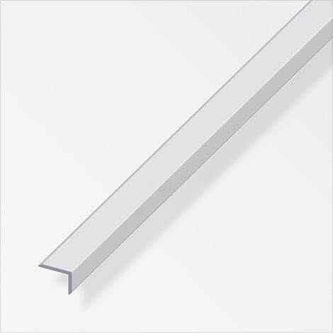 alfer Kantenschutzprofil 10 x 14 x 2000 mm silber Aluminium Profil Kantenschutz