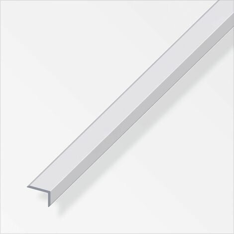 alfer Kantenschutzprofil 10 x 14 x 1000 mm silber Aluminium Profil  Kantenschutz