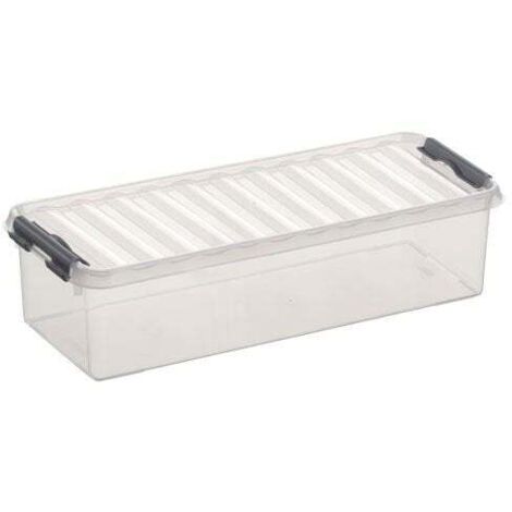 Sunware Aufbewahrungsbox Q-Line 3,5L transparent 38,5 x 14,1 x 9,3 cm Boxen, Körbchen & Kisten