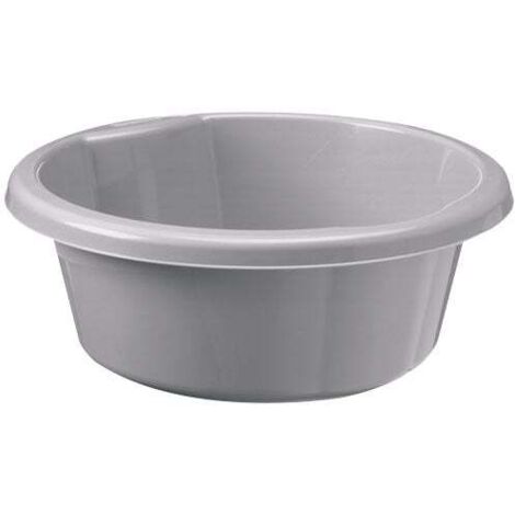 Sunware Schüssel Waterline 9 L silber 38 x 38 x 14 cm Boxen, Körbchen & Kisten