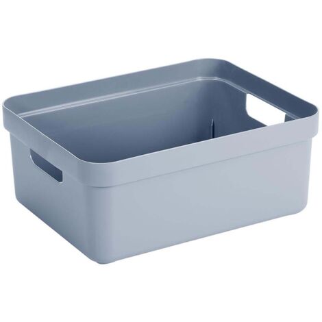 Sunware Aufbewahrungsbox Sigma Home 45,3 x 35,4 cm 24 L blaugrau Boxen, Körbchen & Kisten (1/3)