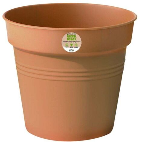 Elho Pflanztopf Green Basics Ø 27cm Blumentopf 8,7l terracotta 25cm Höhe