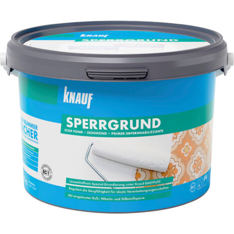 Knauf Sperrgrund 5 kg Grundierung Nikotinsperre Isoliergrund, weiss