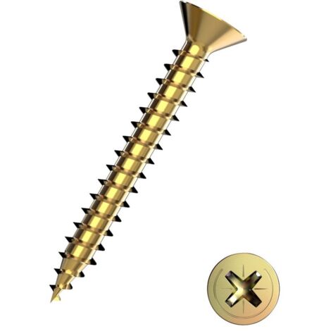 Connex Universalschrauben 5.0 x 50 mm PZ 2 Senkkopf - 250 Stk. Holzschrauben (1/3)
