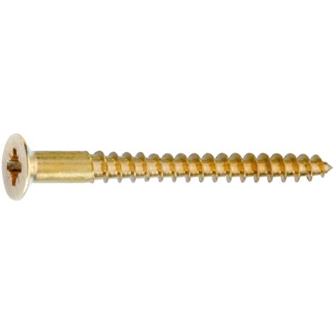 Connex Holzschrauben 4.0 x 25 mm PZ 2 Linsensenkkopf - 20 Stk. Holzschrauben (1/2)
