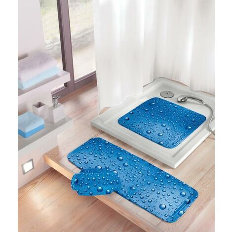 Kleine Wolke Duscheinlage Bubble 55 x 55 cm, marineblau Sicherheit im Bad