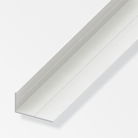 Alfer aluminium-eckschiene 23,5x43,5x1,5mm länge 1m weiß - 21690