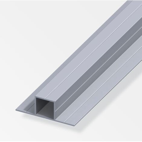 Alfer aluminium vierkantrohr mit 2 seiten 180 grad 20x20x1mm 1m - 26090