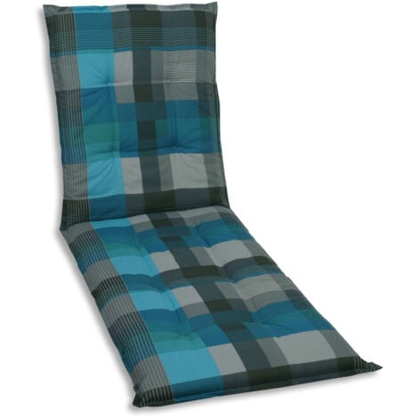 GO-DE Liegenauflage 190 x 60 x 7 cm blau Auflage Polster Kissen Rollliege