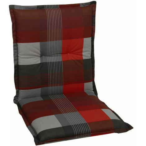 GO-DE Niederlehner-Auflage 100x50x8 cm rot Sitzkissen Sitzpolster Sitzauflage (1/3)