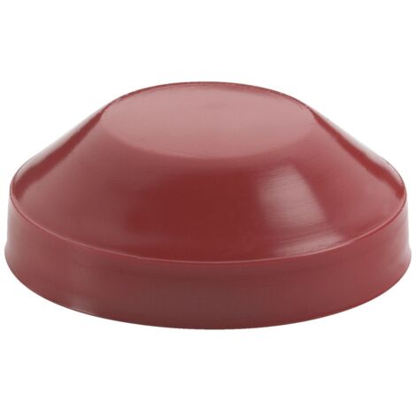 Achsendkappen Ø 20 mm rot - 2 Stk. Möbelrollen (1/2)
