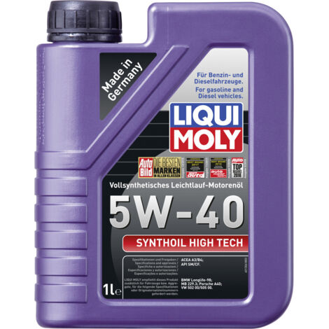 Liqui Moly Motoröl Synthoil High Tech 5W-40 1 L Motoröl