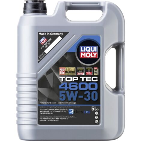 Liqui Moly Motoröl Top Tec 4600 SAE 5W-30 5 L Motoröle