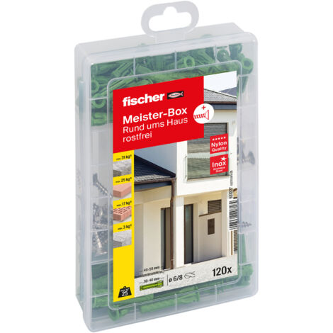 Fischer Dübel SX Green Meisterbox - 120 Stück Dübel (1/5)