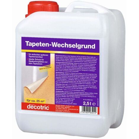 Decotric Tapeten-Wechselgrund 2,5 L Wechselgrund