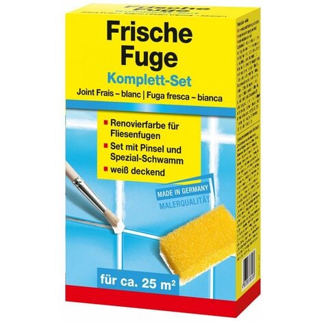 Decotric Frische-Fuge Komplett-Set weiß 250 ml Fugenmörtel