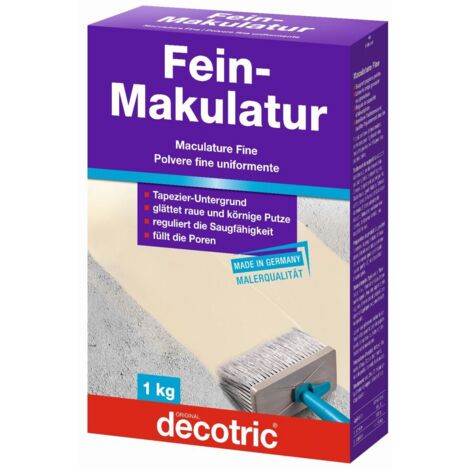 Decotric Fein-Makulatur 1 kg Spachtelmassen