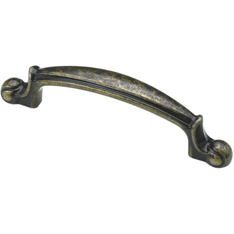 Hettich Möbelgriff Zinkdruckguss gold 12,0 x 88,0 x 22,0 mm - 1 Stück Filzgleiter & Möbelgriffe