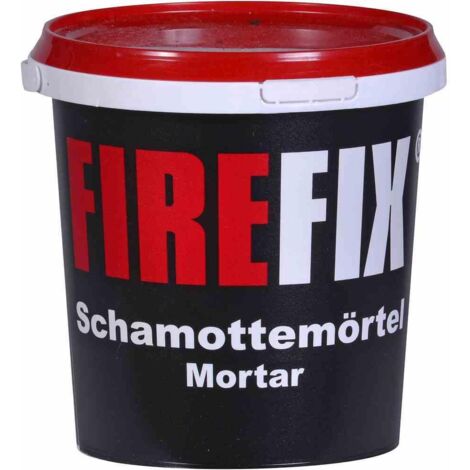 FireFix Schamottmörtel 1 kg Mörtel Kamin Ofen Kaminzubehör