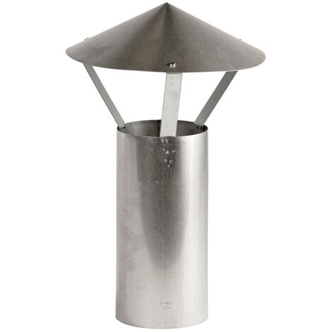 FireFix Regenhut Ø 100 mm 42 cm verzinkt Kaminzubehör Regenhaube Regendach