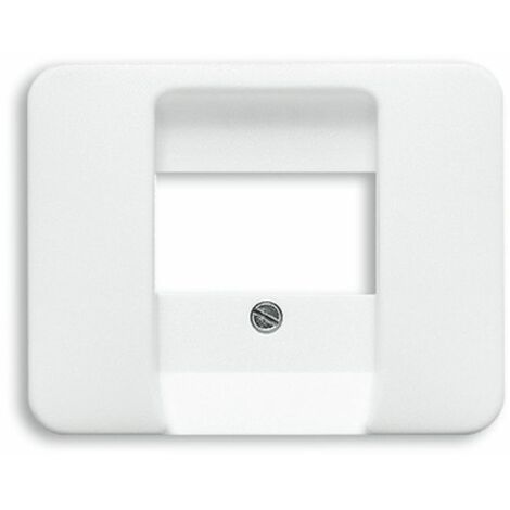 Busch-Jaeger centraalplaat voor datadoos 1 x RJ45 - Busch-balance SI alpin wit (1803-914