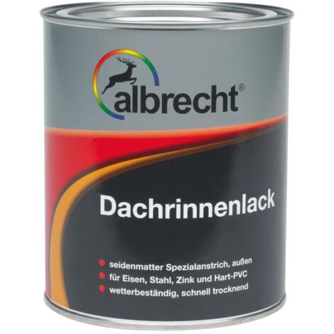 Albrecht Dachrinnenlack 750 ml kupfer seidenmatt Speziallack Rinnenfarbe Außen