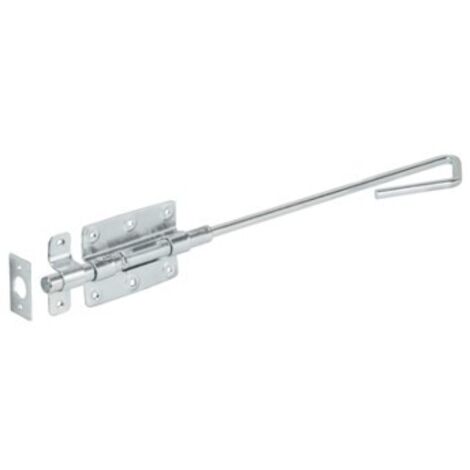 Vormann Bolzen-Stangenriegel m.Schlaufe angebunden 600x100x2 mm verzinkt (1/2)