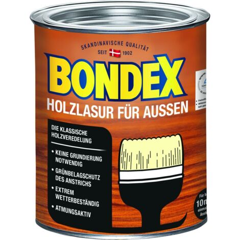 Bondex Holzlasur für Außen 750 ml farblos Lasur Holz Holzschutz Schutzlasur