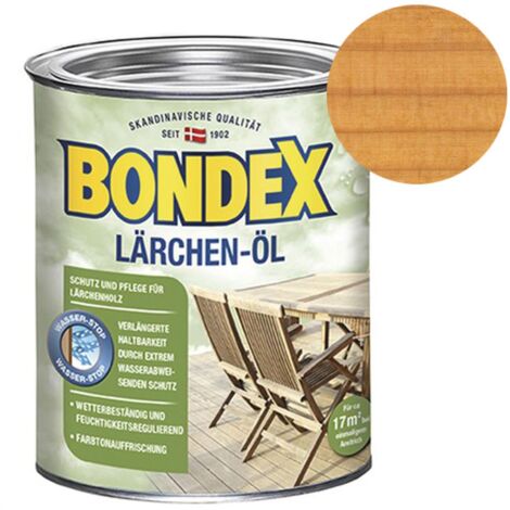 Bondex Lärchen Öl 750 ml, lärche Lärchenöl Holzpflege Holzschutz