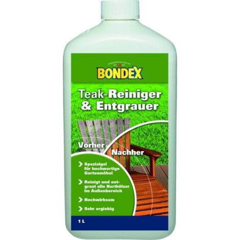 Bondex Teakmöbel-Entgrauer 1 l, farblos Holzpflege Holzschutz