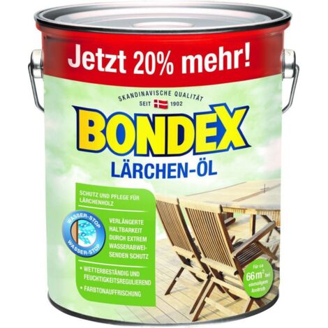 Bondex Lärchen Öl 3 l, lärche Holzöl Holzpflege Holzschutz Lärchenöl