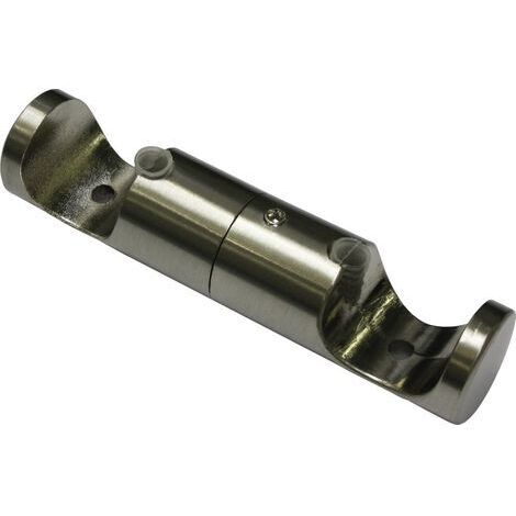 Gardinia Deckenträger Adapter Chicago edelstahl, 5,5 cm, Ø 20 mm Gardinenstangen & Zubehör