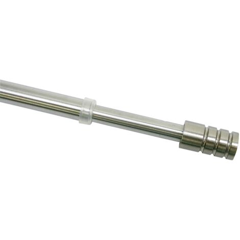 Gardinia Vitragestange Zylinder, Ø 10 mm, ausziehbar 40-65 cm Vitragestangen