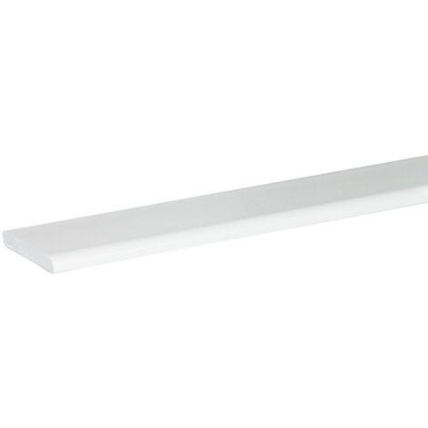 Primo Abschlussleiste 90 cm 43 x 7 mm weiß Leisten