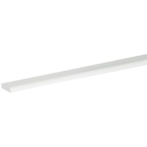 Primo Wandleiste 90 cm 21 x 5 mm weiß Leisten