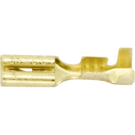 SWG Flachsteckhülse mit Rastnase Unisoliert 0,5 - 1,0 mm², 2,8 x 0,5