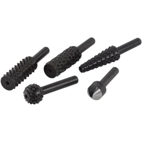 Wolfcraft Raspel-Senker-Set 5-teilig Rundschaft Bohrmaschinenzubehör (1/10)