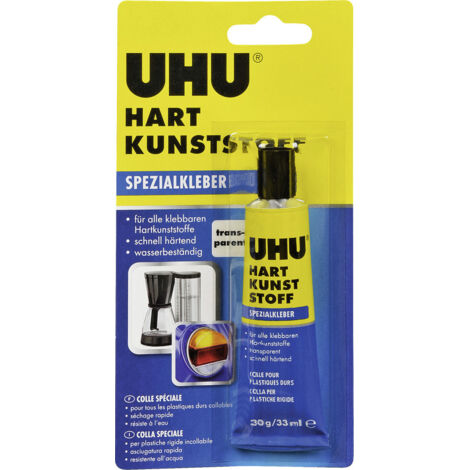 UHU Hart Kunststoff 30 g Spezialkleber (1/3)
