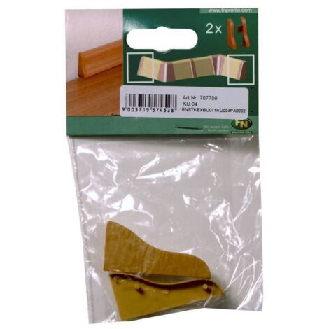 Endstück für Kunststoffleiste ku.04 Buche landhaus Clips & Ecken