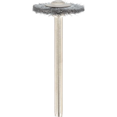 Dremel 428 Stahl-Drahtbürste - Zubehörsatz für Multifunktionswerkzeug mit 2 Stahl-Drahtbürsten Ø19mm zum Polieren, Glätten, Entfernen von Rost, Metall, Verbindungsstellen und Elektrischen Komponenten (1/5)