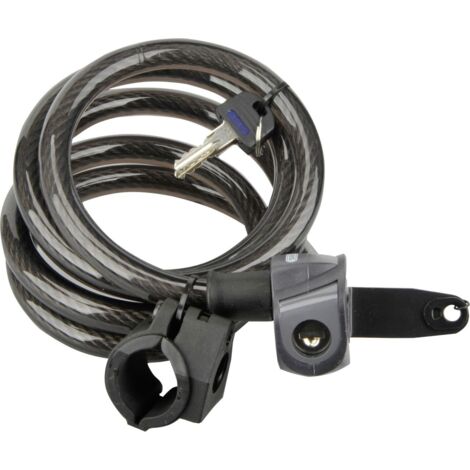 Abus Spiralschloss 6700-180-15 LL+URB L: 180 cm Ø 15 mm Fahrradschloss Schlüssel