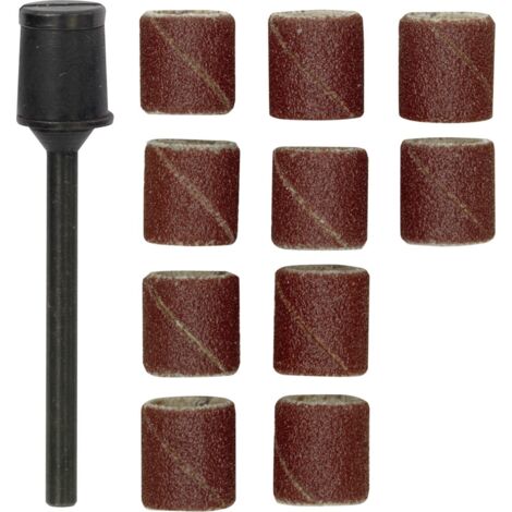 Proxxon Micromot Schleifzylinder 10 mm, K150, mit 10 Schleifbändern (1/3)