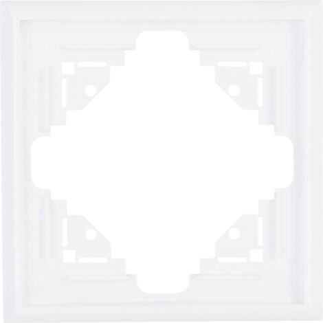 Kopp Abdeckrahmen 1-fach Malta, arktisweiß, 309113063 Kopp